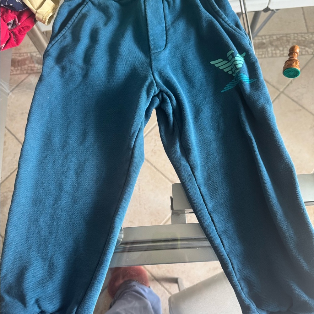 Teal Kids Jogger Pants